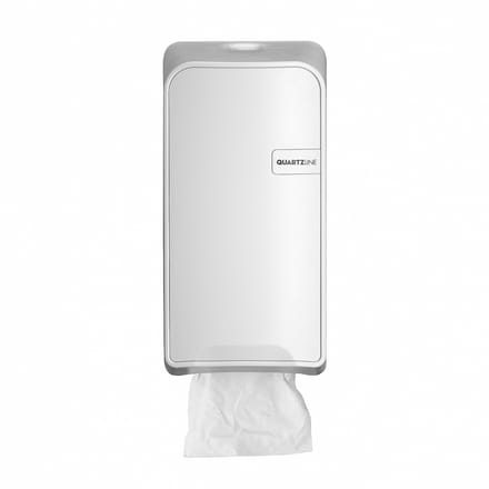 Quartz bulkpack toiletpapier dispenser wit