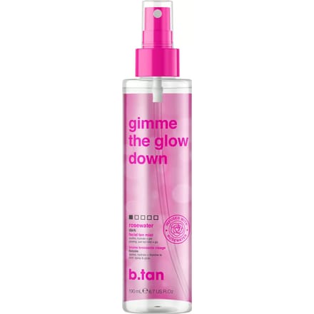 b.tan Gimme The Glow Down Facial Tan Mist - Rosewater Darker - 190 ml