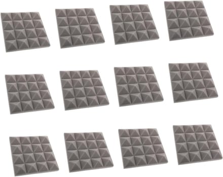 ibasenice Geluidsisolerende Panelen 5 Cm Dikke Piramide Akoestische Matten Home Recording Grey