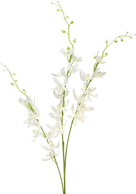 Kunstmatige Orchideeën Tak Crème Witte Bloemen L90cm 2st, 2 Stück
