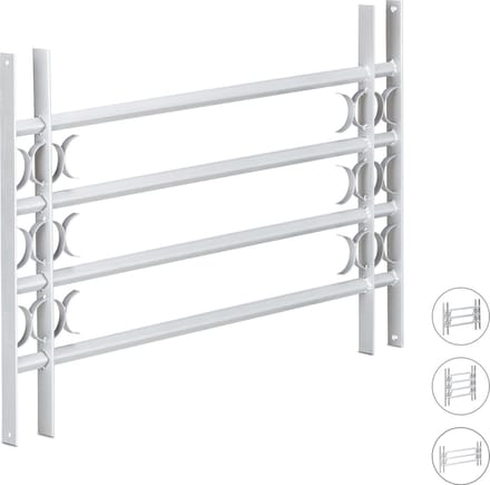 Raambeveiliging - 600 x 1000-1500 mm - uitschuifbaar