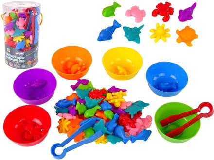 Woopie Montessori Educatief spel Kleurensorteerder Sea Land 64 st. - UNI