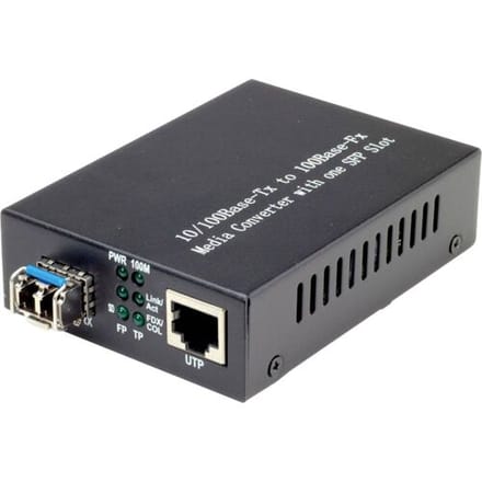VALUE Fast Ethernet-converter, RJ-45 - LC (incl. Mini-GBIC)