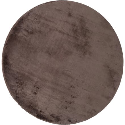 Milton & Oldbrook Fluffy Vloerkleed Ø 120 cm Pavia Taupe