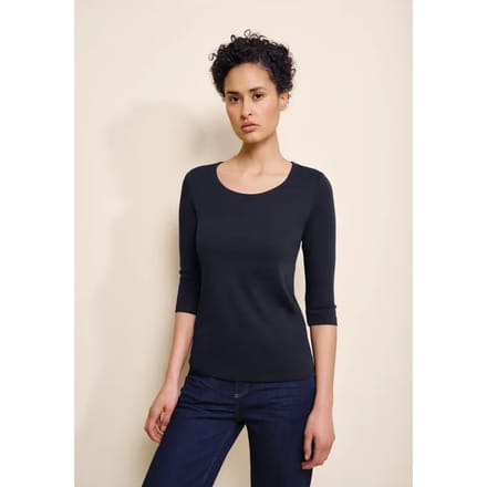 Shirt in effen kleur