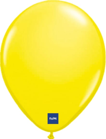 Folat - Folatex ballonnen Metallic Geel 30 cm 100 stuks