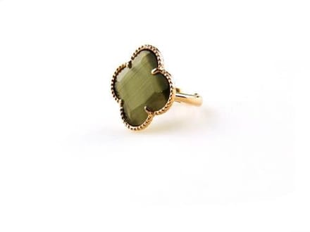 model Fiori ring in zilver roze verguld donkergrijs