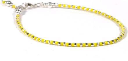 Heaven Eleven - dames - Enkelbandjes - zilver - 925 - geel - 1mm - 25cm