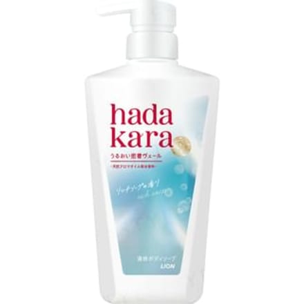 LION - Hadakara Moist Body Care Soap Liquid Rich Soap 480ml