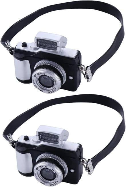 Mini Camera Ornament - Decoratie Accessoires - Poppenhuis Interieur - Schaal 1:4 Model - 2.5 cm