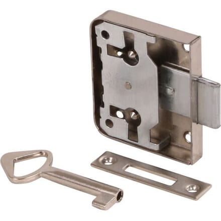 Starx - meubelslot - opleg - rechts en links - vernikkeld - 30 mm