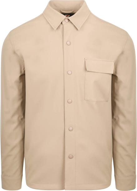 Suitable BASE Shacket Beige - Maat M - Heren - Overshirt