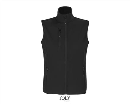 SOL'S Women´s Falcon Zipped Softshell Bodywarmer L03826 - Black - M