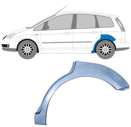 Reparatiepaneel achterspatbord voor Ford Focus C-MAX 2003-2007 / Links