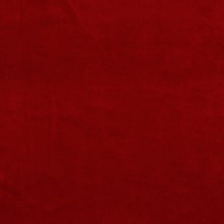 10 meter Nicky velours stof - Bordeaux rood - 150cm breed