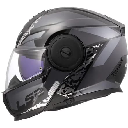LS2 FF902 Scope II Oxyd Zwart Titanium 06 Systeemhelm - Helm
