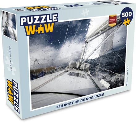 Puzzel Zeilboot op de Noordzee - Legpuzzel - Puzzel 500 stukjes
