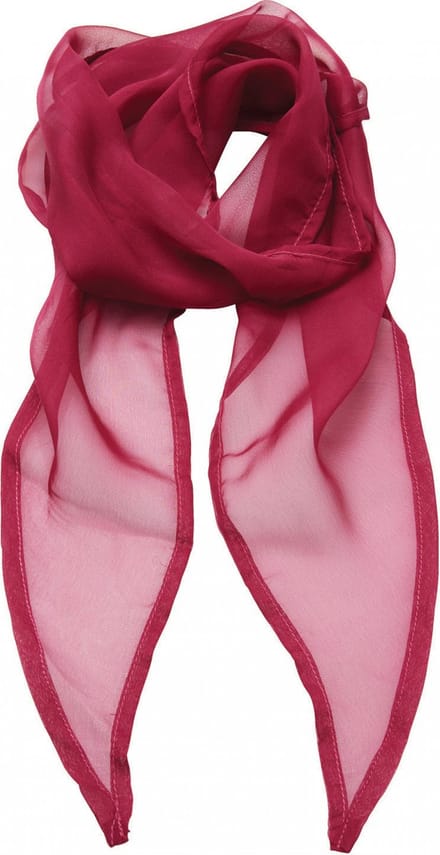 Premier Ladies Chiffon Scarf PR740 - Hot Pink - One size