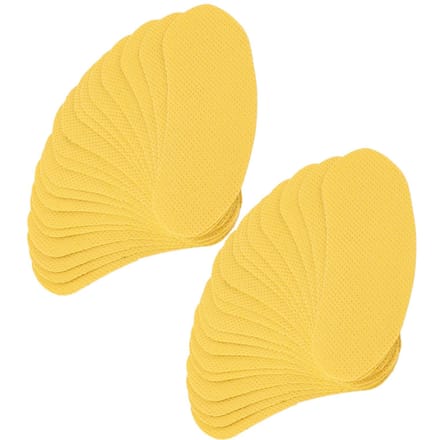 40 stuks Geur Eliminerende Schoenstickers Schoen Geurverwijderaar Langdurige Frisheid Geur Eliminerend yellow