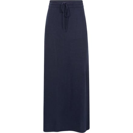 Âme Antwerp Long Knit Skirt  Donkerblauw Maggy