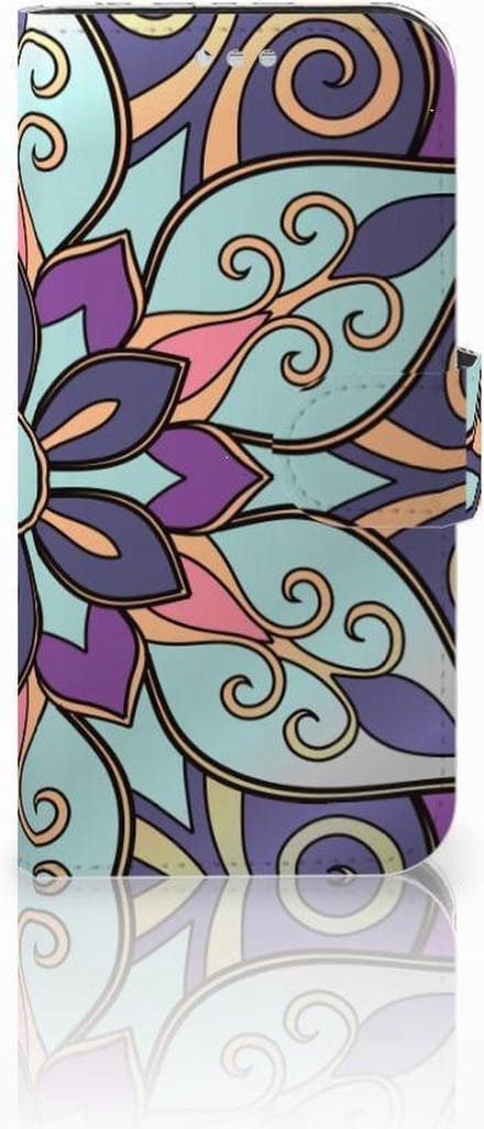 Samsung Galaxy S7 Hoesje Purple Flower