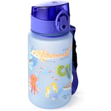 Drinkfles Kind - Mariniverse Zeeleven - Pop-Top - Ecozen - 18x6.5cm
