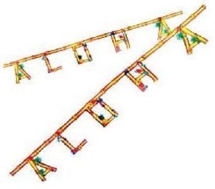 Letterslinger Aloha, 2 meter, Hawaii, Zomer, Slinger, Themafeest, Verjaardag