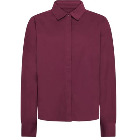 Vrouwen lange mouwen velours shirt KnowledgeCotton Apparel