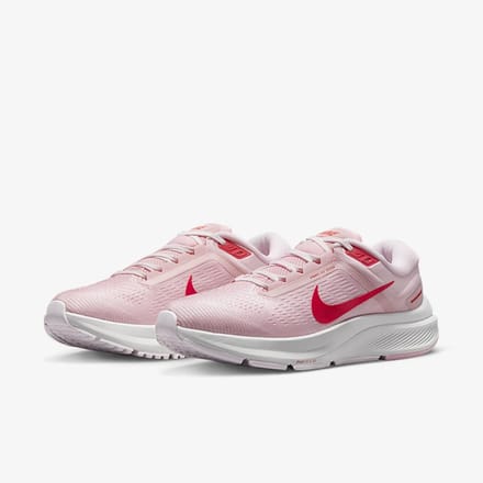 Nike Structure 24 - Hardloopschoenen - Maat 38.5 - Medium Soft Pink/Summit White/Pearl Pink/Light Crimson / Roze Wit - Structure - Hardlopen - Dames Hardloopschoenen - Doos zonder deksel