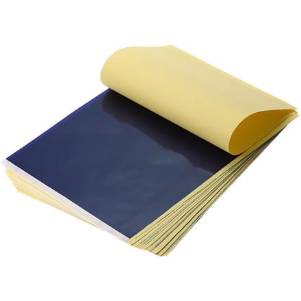 100 stuks Tattoo Transferpapier A4 Herbruikbaar Hot Clear Print Sjabloon Verbruiksartikelen beige