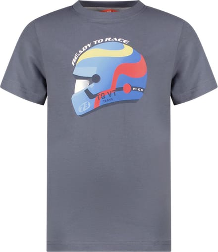 TYGO & vito X402-6428 Jongens T-shirt - Grey - Maat 110-116