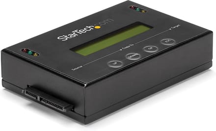 StarTech.com Standalone 2.5 / 3.5" SATA Hard Drive Duplicator and Gum