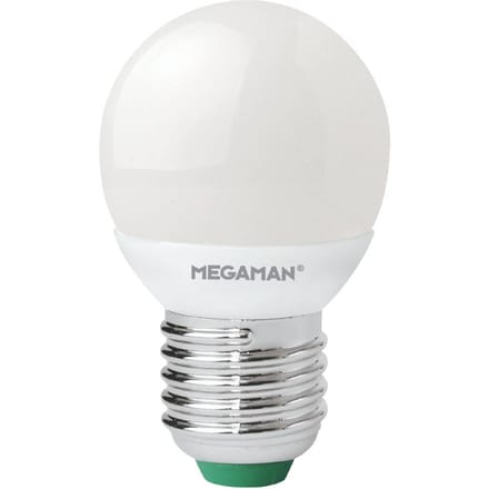 MEGAMAN E27 3,5W LED druppellamp mat 2.800K