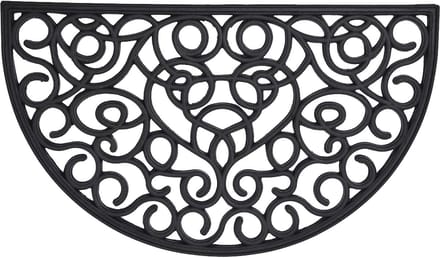 Luance Cozy Step Deurmat - anti slip - half maan - natuur rubber - 75 x 45 cm - buiten - schoonloopmat