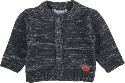 Zero2three - Cardigan - Donkergrijs mélange - Maat 50
