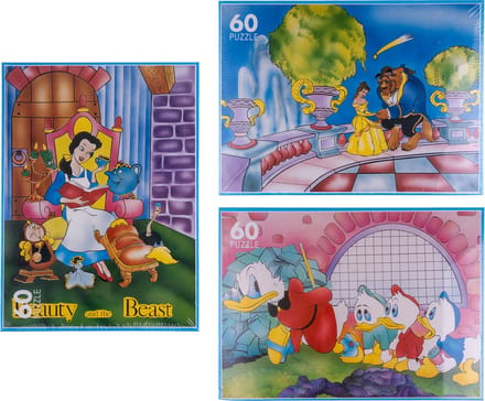 Playtime - 3 puzzels WALT DISNEY - 60 stuks
