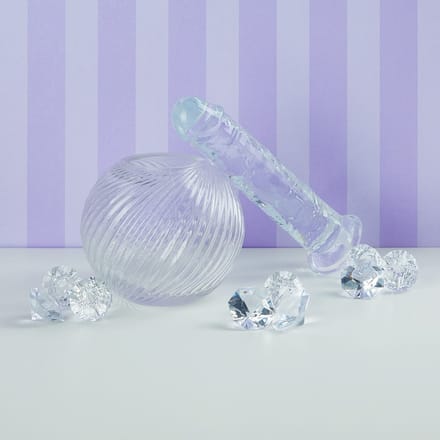 EIS transparante natuurlijke dildo (17 cm)
