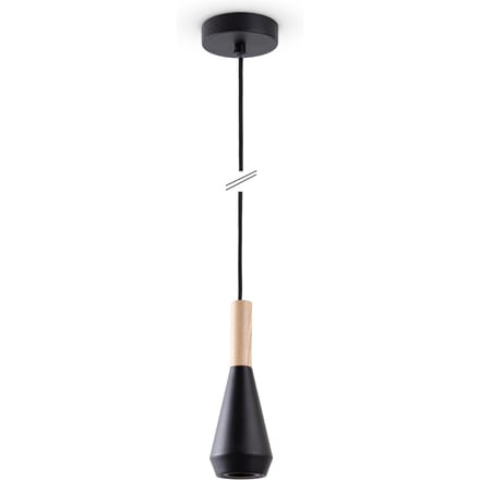 Hanglamp Liora zwart