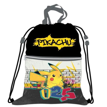 Pokémon Luxe zwemtas / rugzak / gymtas - zwart
