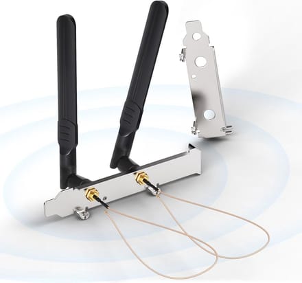 WiFi Antenne Set - Dubbelband Antenne - Netwerkverbetering Thuis - 8dBi Omni Directioneel - 20 cm Kabel - Zwart