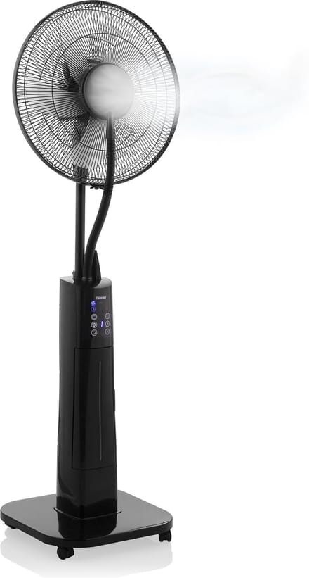 Mistventilator 40 cm – Met Ionisator & Timerfunctie – 3 Snelheden – Oscillerend – Tristar VE-5884 – Zwart