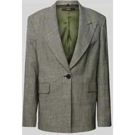 Blazer van een mix van viscose en linnen