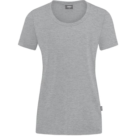 Jako Organic Stretch-T-Shirt Dames - Lichtgrijs Gemeleerd | Maat: 48