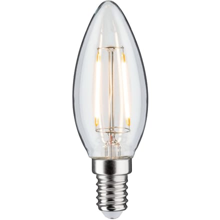 LED kaars Filament E14 DC 24V 160lm 2W 3000K dimbaar Helder