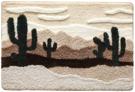 SP® Antislip Douchemat - 40x60cm - Antislip Zachte Badmat - Waterabsorberend - Beige - 60cm x 40cm x 3cm