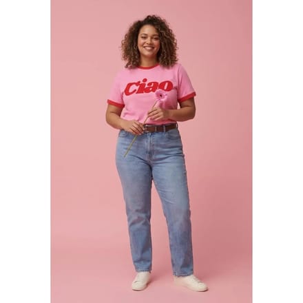 T-shirt dames She is Sunday Ciao