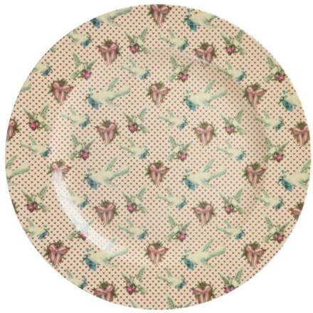 Rice kerst melamine serveerschaal rond dove