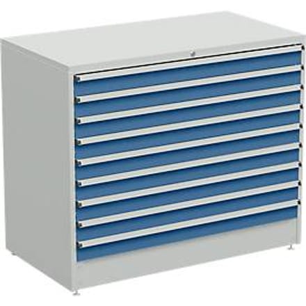 Ladekast, 9 schuifladen, B 1330 x D 715 x H 1100 mm