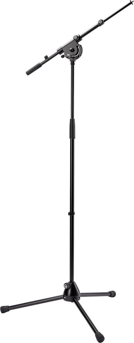 Microfoonstandaard - Microfoon houder - Muziek opnemen - Draaibare afdichting - 173 cm hoogte - Zwart