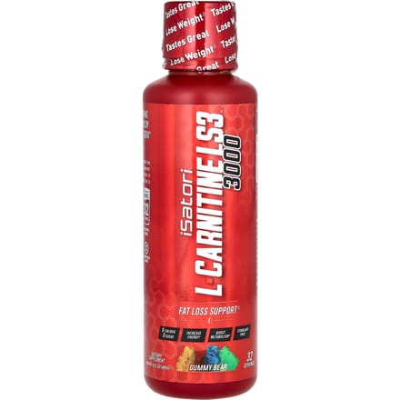 Isatori, l-Carnitine LS3 3000, Oursons gélifiés, 16 fl oz (480ml)
